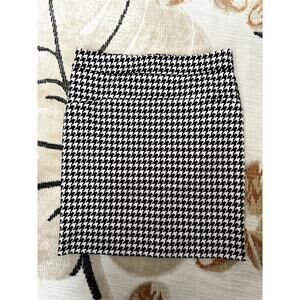 Michael Kors Womens Plaid Mini‎ Skirt Black & White Size 10
